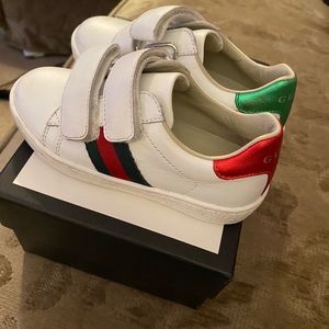 Gucci Aces Toddler Size 24, barely worn